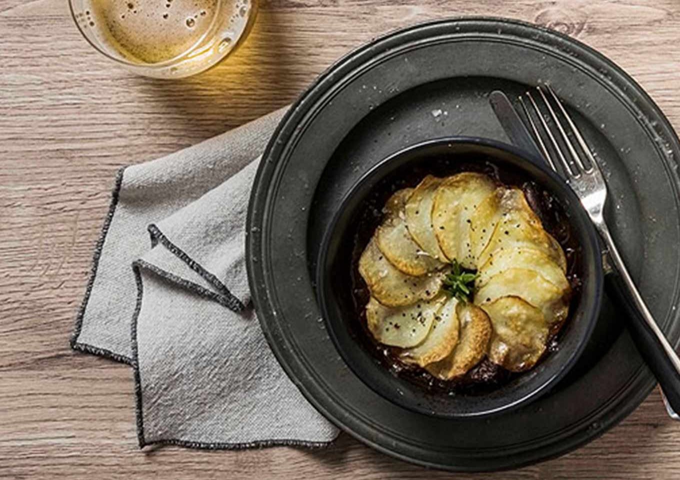 Mushroom and Beef and Beer Pot Pie